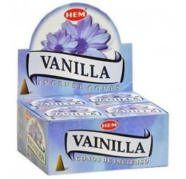 Kadzidełka zapachowe HEM stożki VANILLA 10 szt