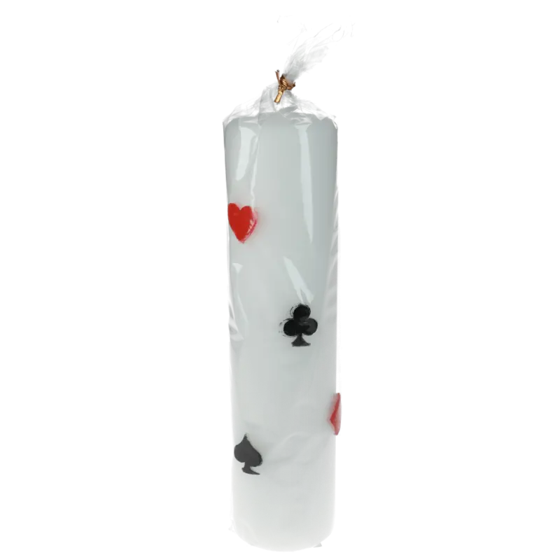 Świeca Pokerowa Szansa 5x20cm Świeca Pokerowa Szansa 5x20cm