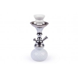 Fajka wodna Shisha 1-wężowa WHITE LADY 26 cm