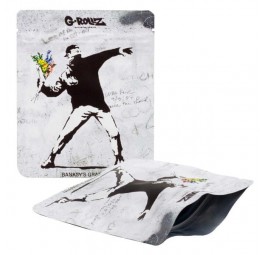 Torebka schowek Banksy Flower 100x125mm 1szt