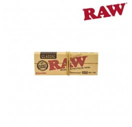 Bibułki RAW Connoisseur Single Wide + Filterki BOX 24  szt.