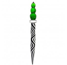 Dabber Szklany "Zebra" CLOVER ZEBRA do Olejku 14 cm