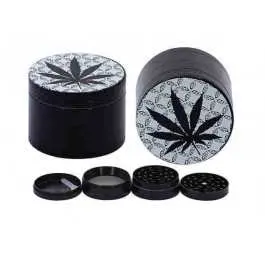 Młynek metalowy BLACK GANJA 4-częśćiowy 5cm