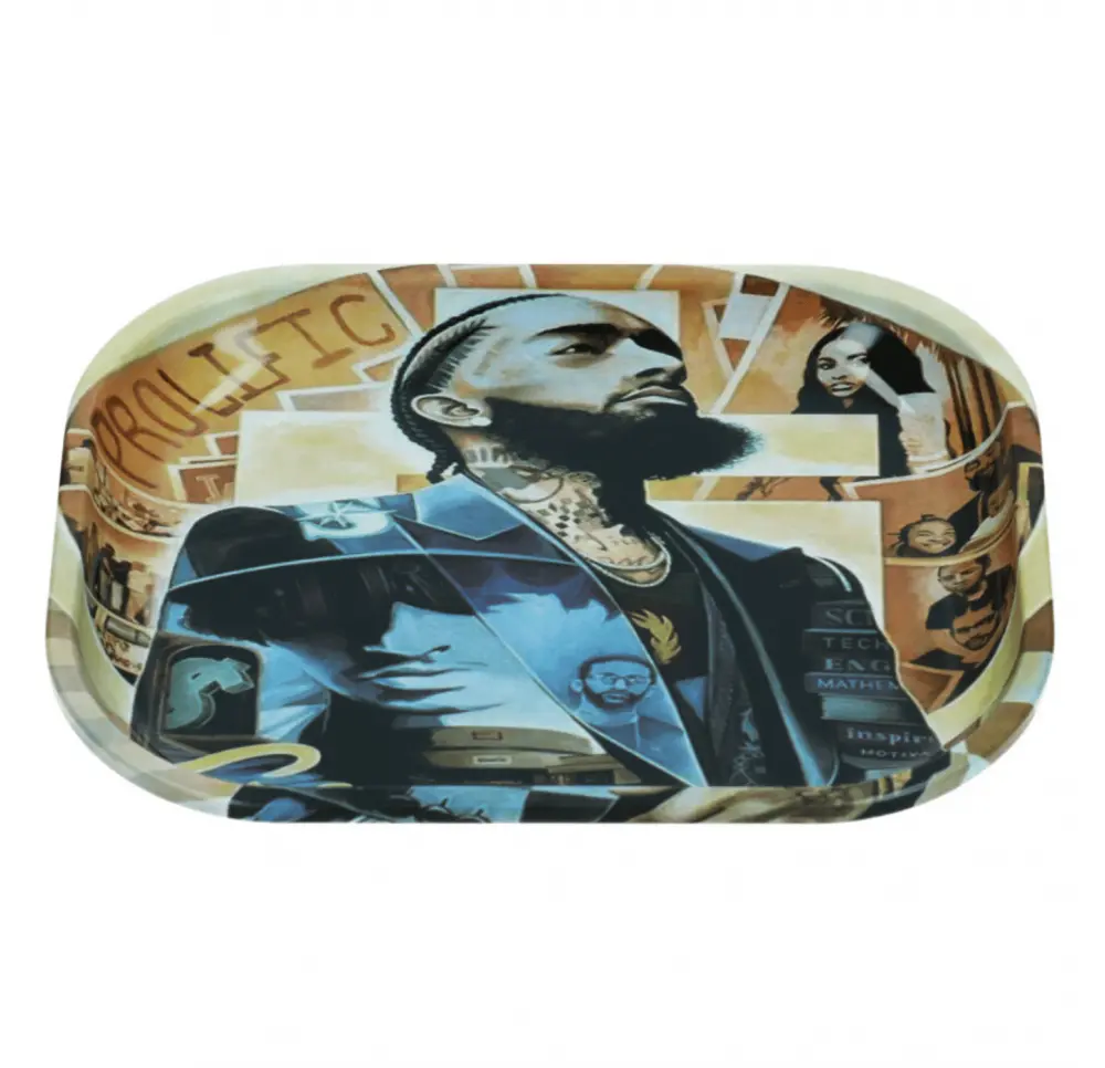 Tacka metalowa Nipsey Hussle 18x14 cm